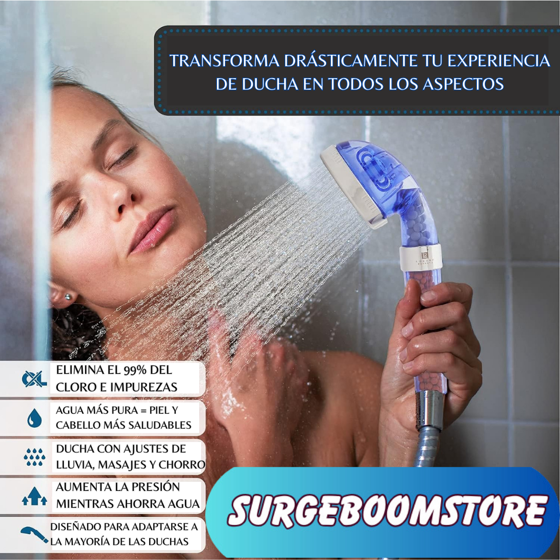 SPAPURIFY™ -Cabezal Ducha Purificadora Spa