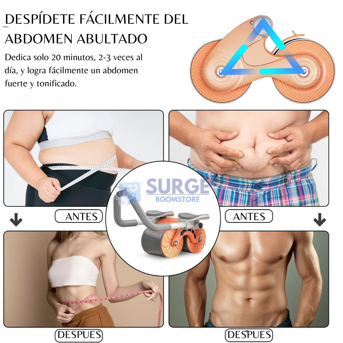 ABFLEX PRO™ -Rueda Abdominal