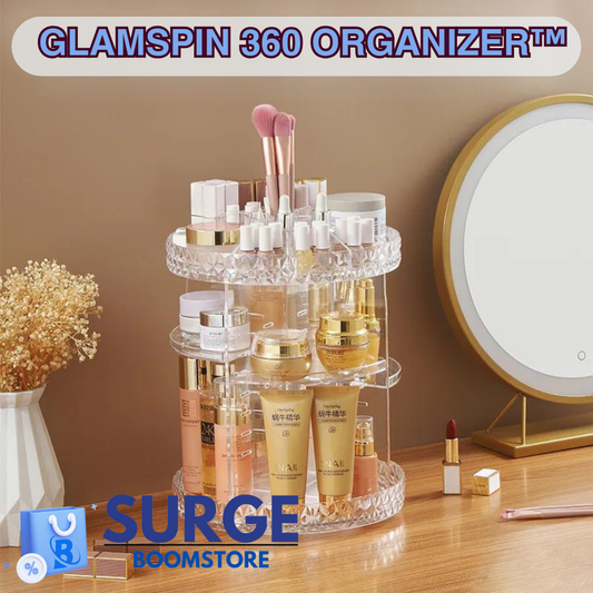 GLAMSPIN 360 ORGANIZERM™ -ORGANIZADOR DE MAQUILLAJE 360